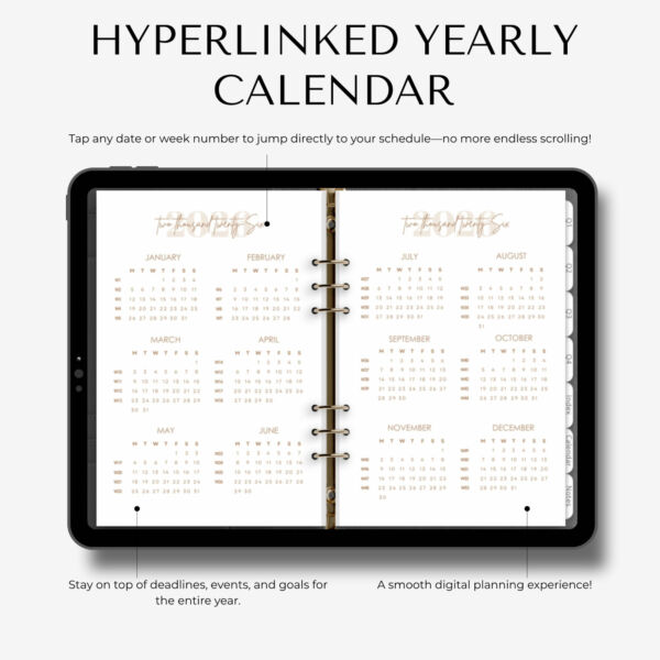 Clarity Planner 2026 + Bonus 2025 – The Dated Digital Life System - Image 3
