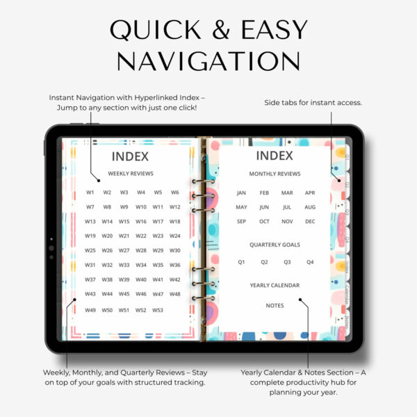 Clarity Planner 2026 + Bonus 2025 – The Dated Digital Life System - Image 2