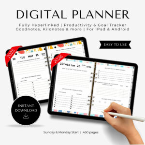 Clarity Planner 2026 + Bonus 2025 – The Dated Digital Life System