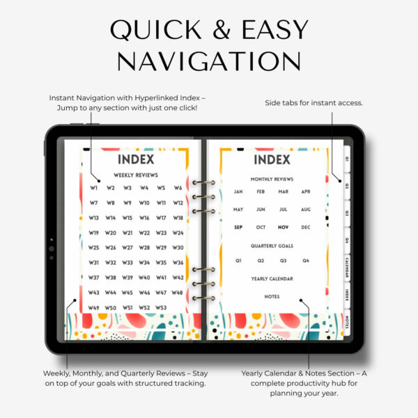 Clarity Planner 2025–2026 – The Dated Digital Life System - Image 2